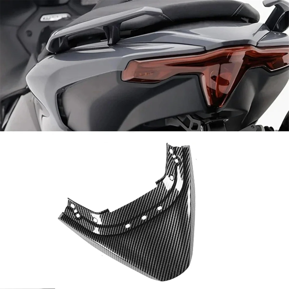 T48C_Motorcycle هدية الخلفية الذيل غطاء مقعد القلنسوة حامي لياماها T-MAX560 TMAX560 2022-2024 T-MAX TMAX 560 #5