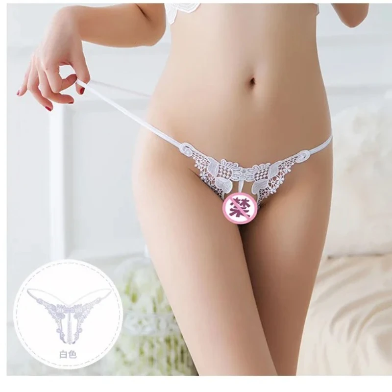 2025年新作 レディース セクシー 下着 オープンソング ビキニパンティー 刺繍入りGストリング 女性用インナーウェア XXS ホットタンガ ブラガス