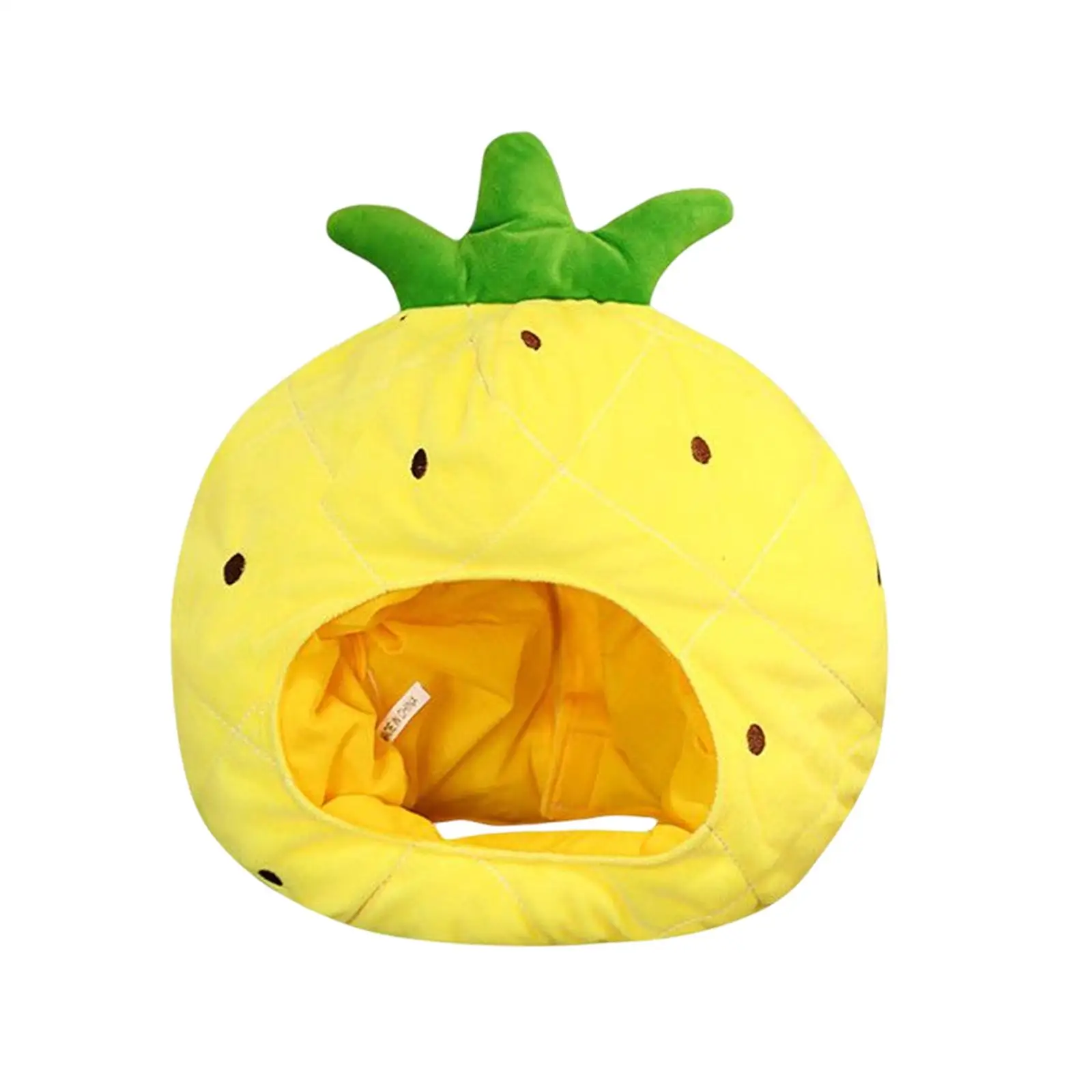 Pineapple Hats Plush Comfortable Photo Props Warm Funny Cartoon Novelty Decorations Fruits Hat for Masquerade Friend Girl Boy