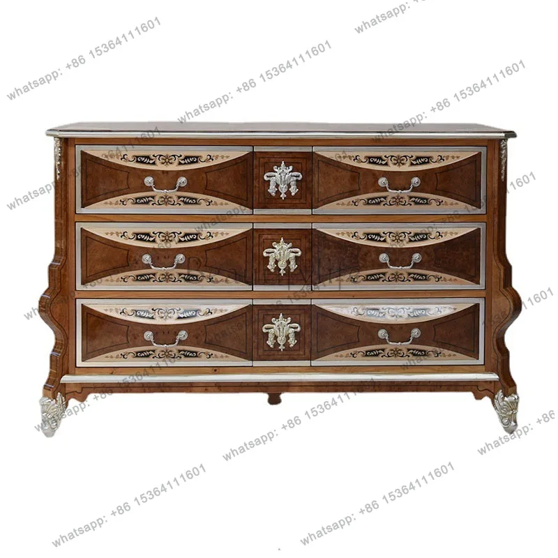 

Italian 6-bucket cabinet storage European porch bedroom TV cabinet