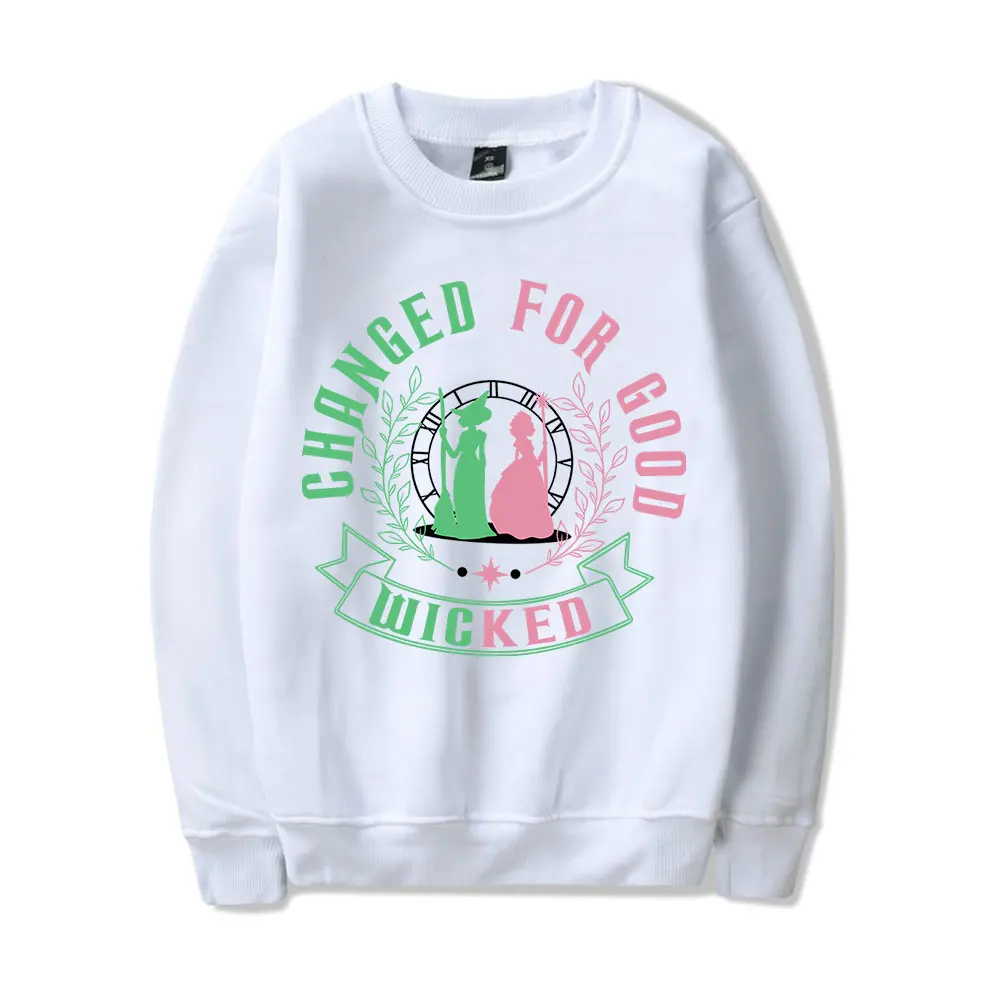 Wicked Changed For Good Vintage 90s Merch Sweatshirt Men Women Print Pullover Unisex Harajuku Casual