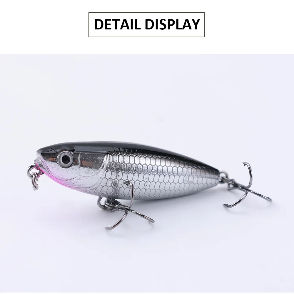 1 Stück Z-Klaue schwimmender Bleistift köder 6cm 7g Wobbler Top water Kurbel köder lockt Artificiais harte Köder Oberfläche Stick bait Bass Wobbler – Detail 10
