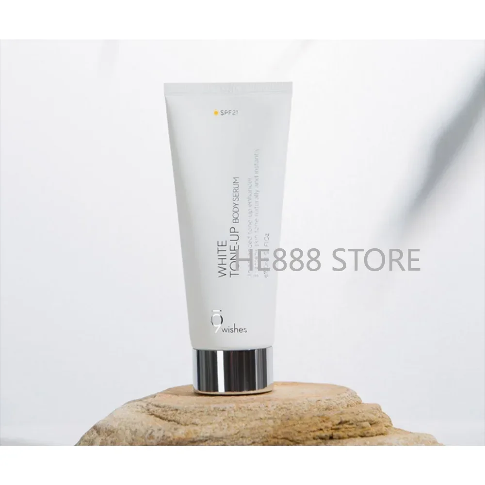 

Korean 9wishes White Tone-up Body Cream 150ml Whitening Sunscreen Brightening Skin Tone All Over The Body Moisturizing Skin Care