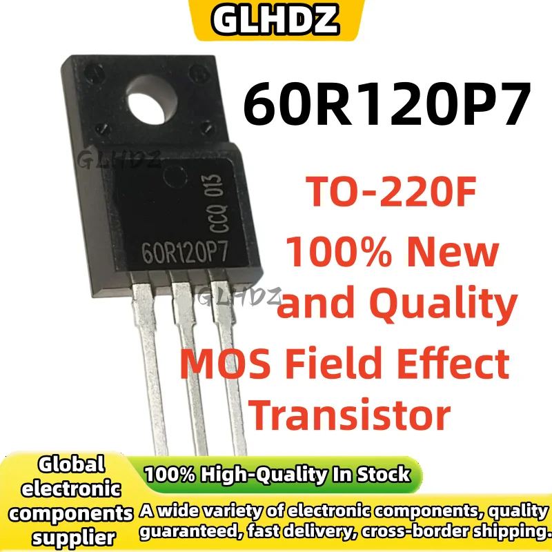 10-30Pcs 60R120P7 100% New and Quality MOS Field Effect Transistor TO-220F In stock