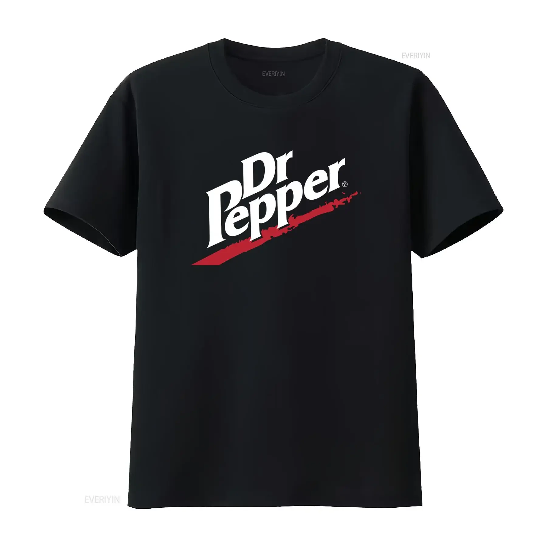 Camiseta Retro Y2K DR Pepper Ringer Promocional para Adultos en Talla Mediana con Diseño Rojo Intenso, Estilo Vintage Lavado, Suave y Versátil