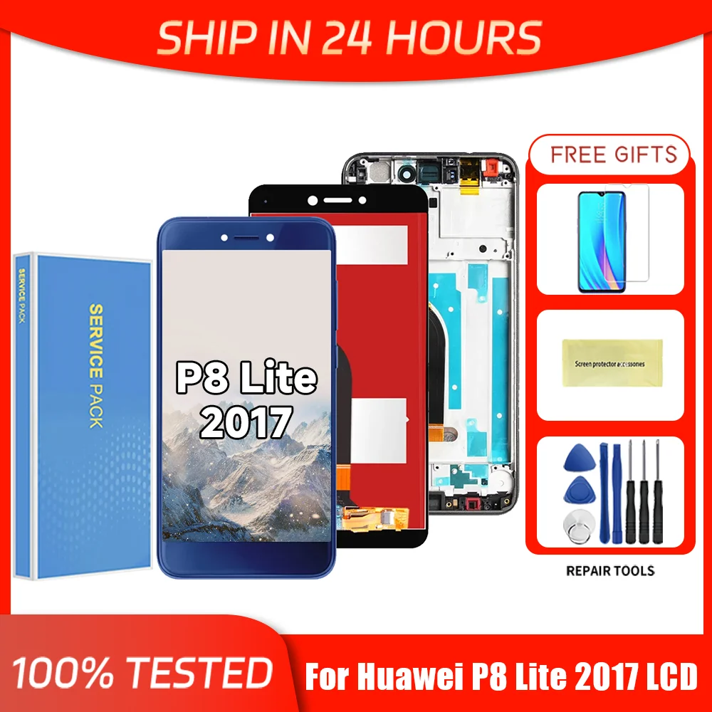 For HUAWEI P8 Lite 2017 5.2\'\'For P9 Lite 2017 Honor 8 Lite TL10 LCD Display Touch Screen Digitizer Assembly Replacement