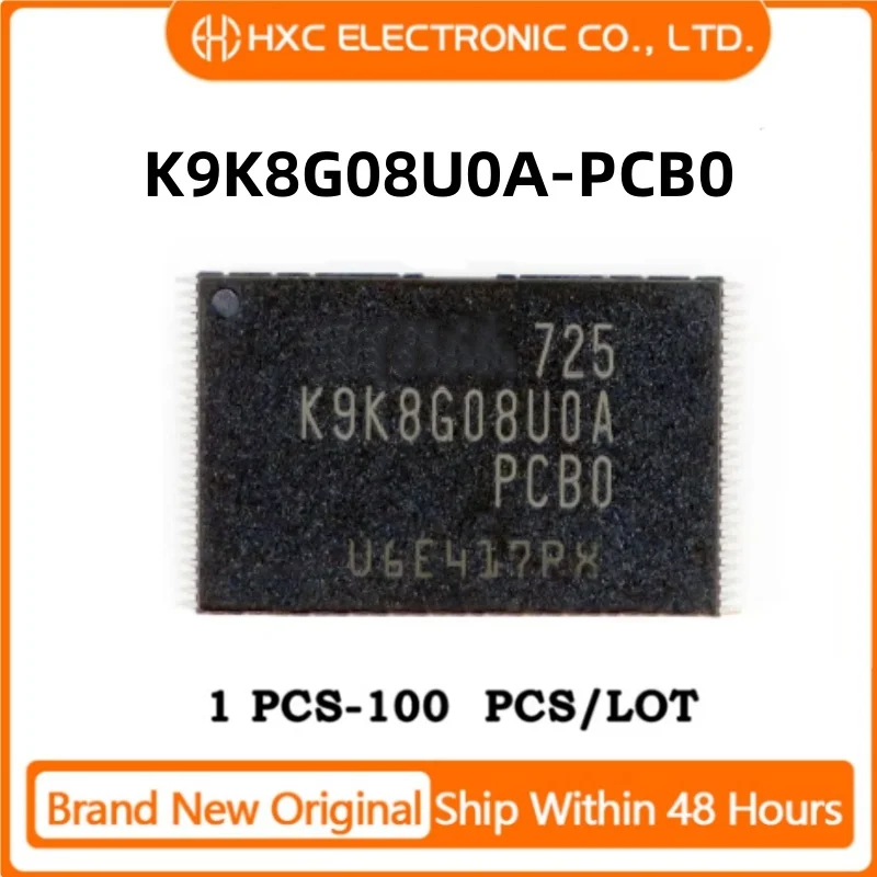 Free Shipping 1PCS/10PCS/50PCS/100PCS K9K8G08U0A-PCB0 TSOP48 Brand New Original IC CHIP