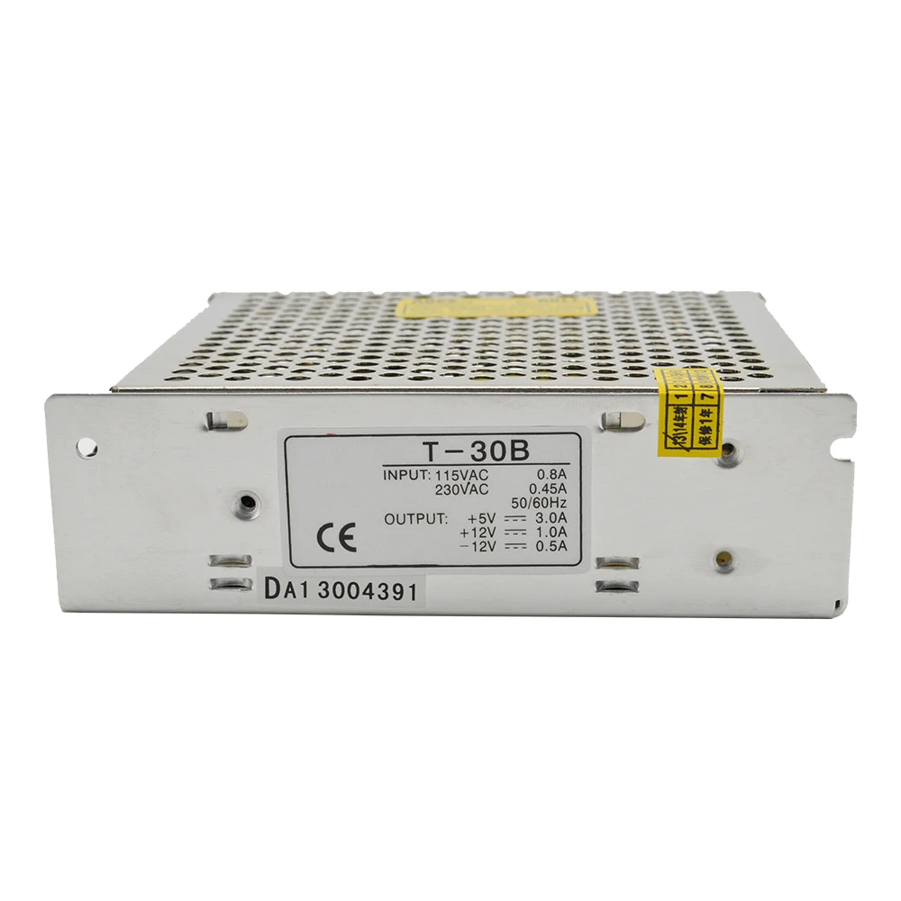 Factory outlet ! 30W 5V 12V -12V Triple output psu switching power supply T-30B High quality 2 years warranty