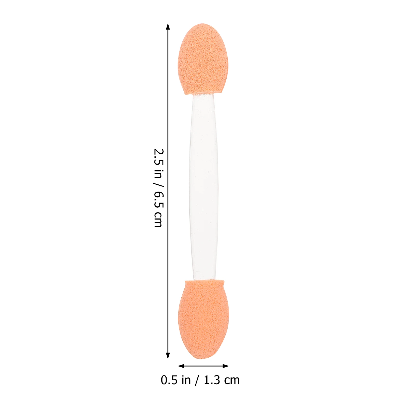 

100 Pcs Eye Shadow Brush Stick Gentle Makeup Brushes Dual Ended Sponge and Applicator Eyeshadow Double