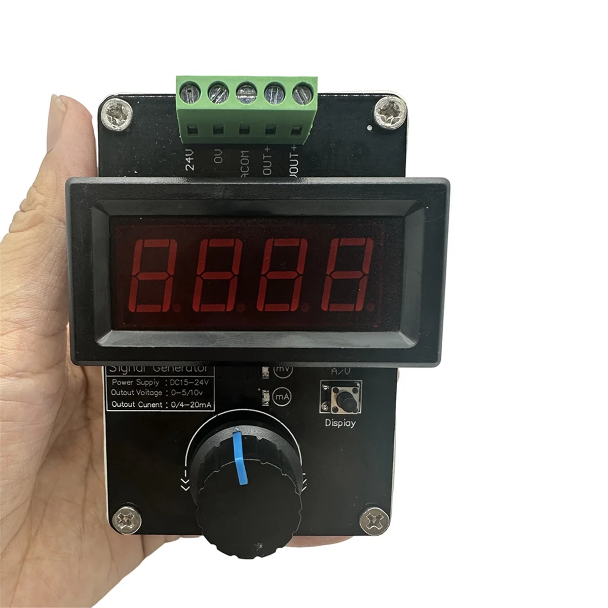 0-20MA/4-20MA/0-10V Signal Generator Without Battery Adjustable Current Voltage Analog Current Signal Source