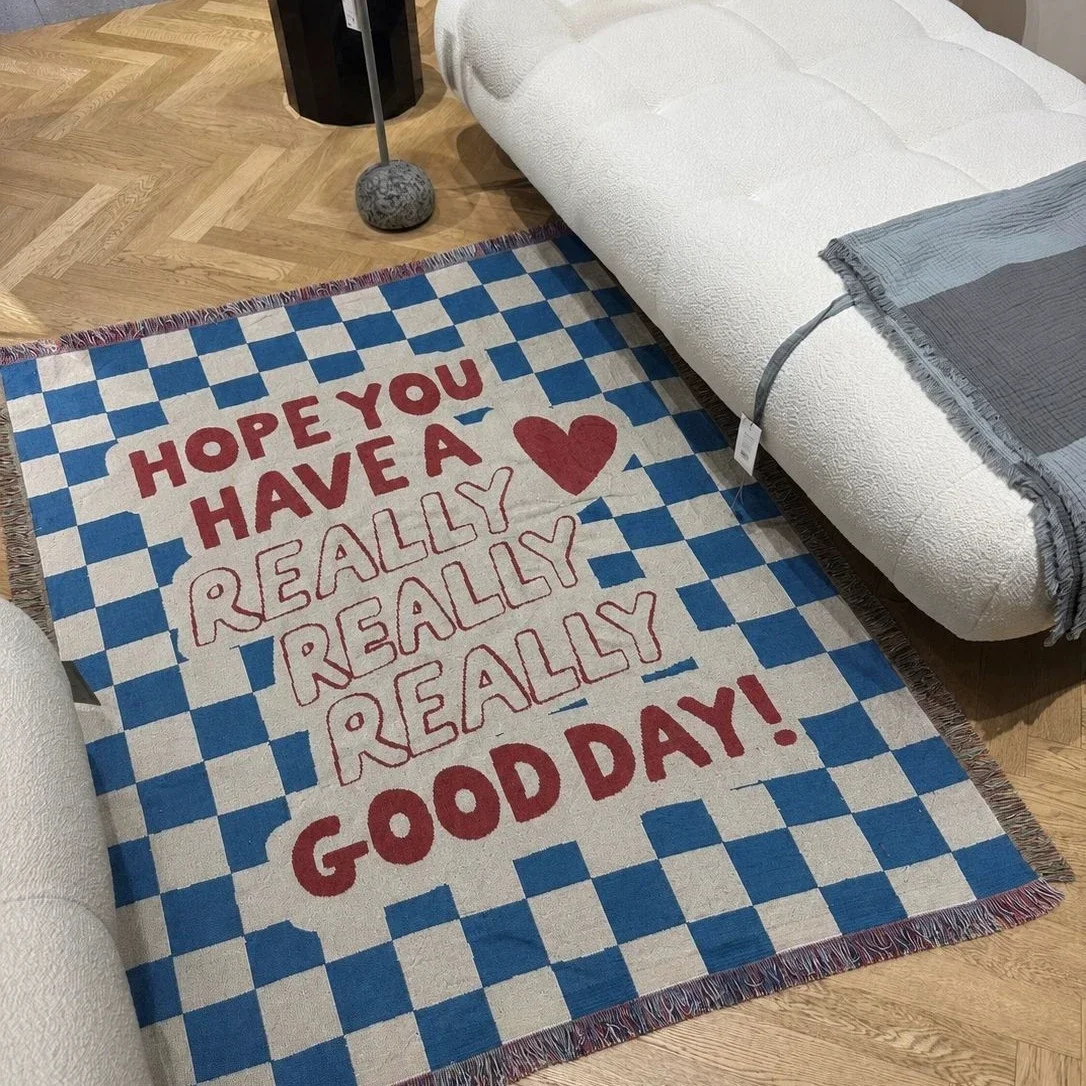 INS Style 'Hope you have a really really good day' European American Inspirational Healing Tapestry - Bedroom Decorative Wall