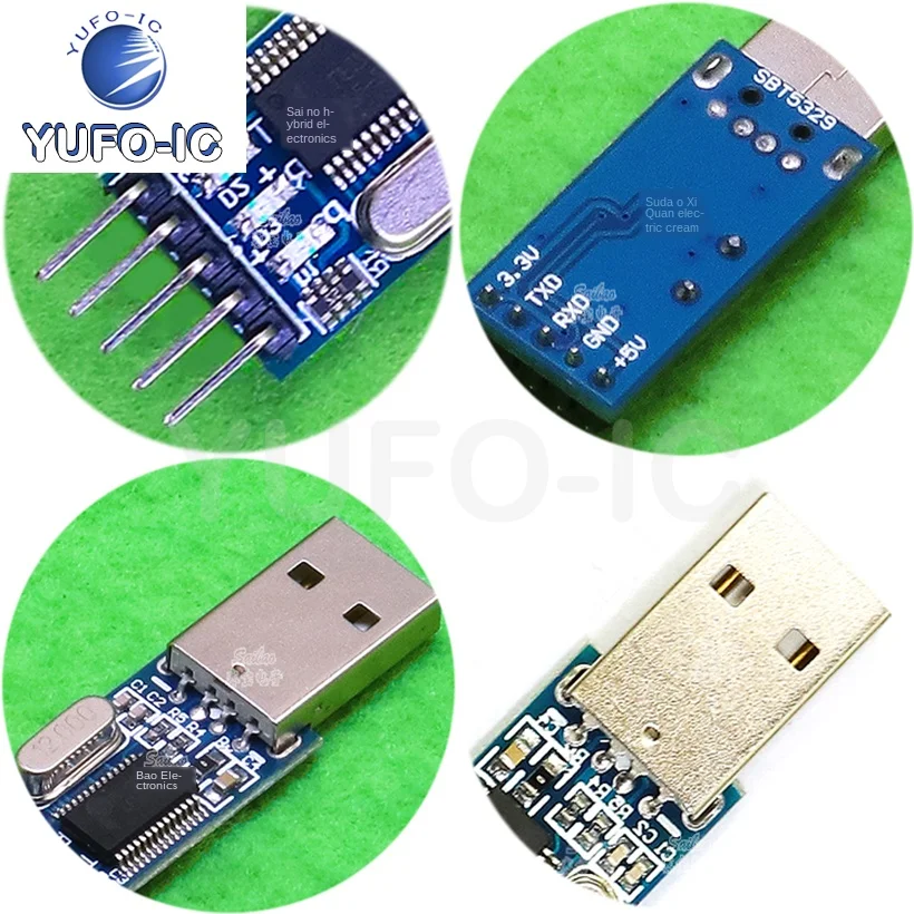 Бесплатная доставка, 1 шт., USB TTL-щетка PL2303HX STC, однокристальный микрокомпьютер для соединения Shua Ji Xian, прямая продажа с фабрики