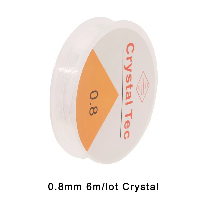 0,5–1,0 mm elastische Schnur, Perlenfaden, Stretch-Schnur, Faser-Bastellinie für Schmuckherstellung, DIY-Rocailles, Pony-Perlen, Armbänder