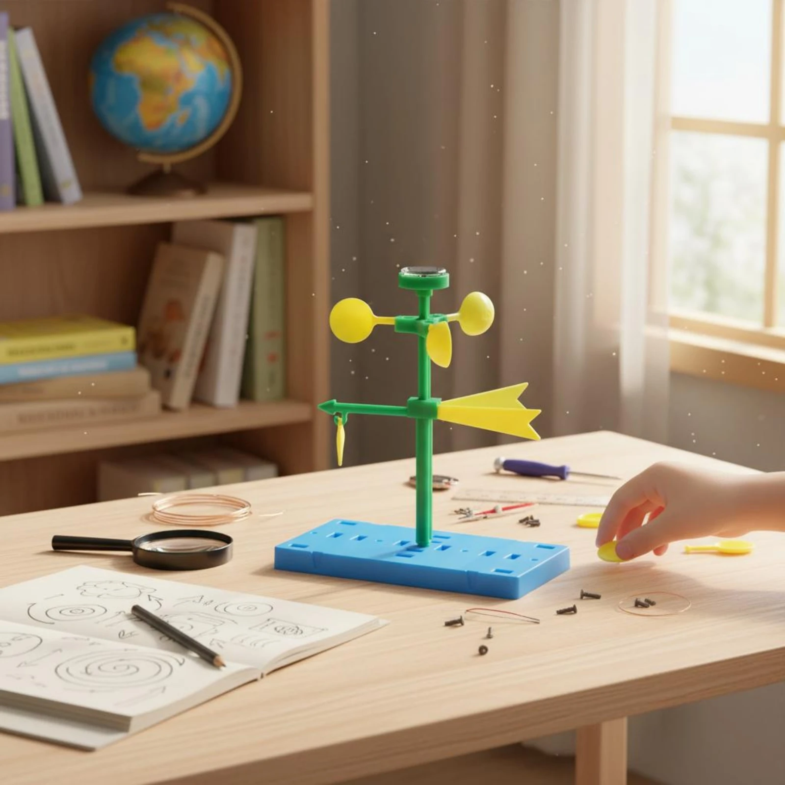 DIY Wind Vane Kit Educational Wind Vane Kit Hands-on STEM Learning for Beginners, Training Class, Science Lesson