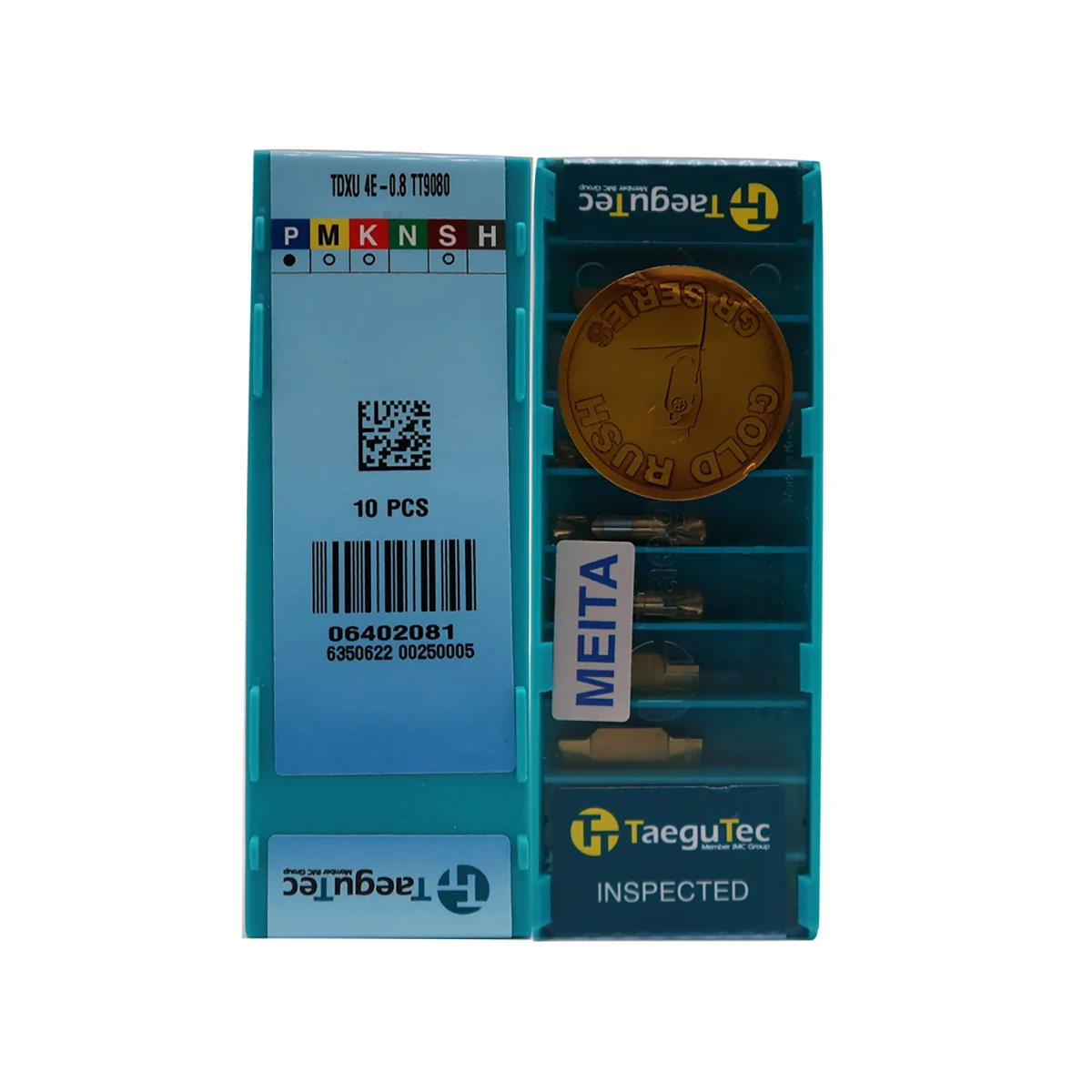 

TaeguTec оригинальный TDXU TDXU4E 0,4 TT9080 TDXU3E 0,3 TT9080 TDXU 3E 0,3 K10 твердосплавные вставки для обработки канавок