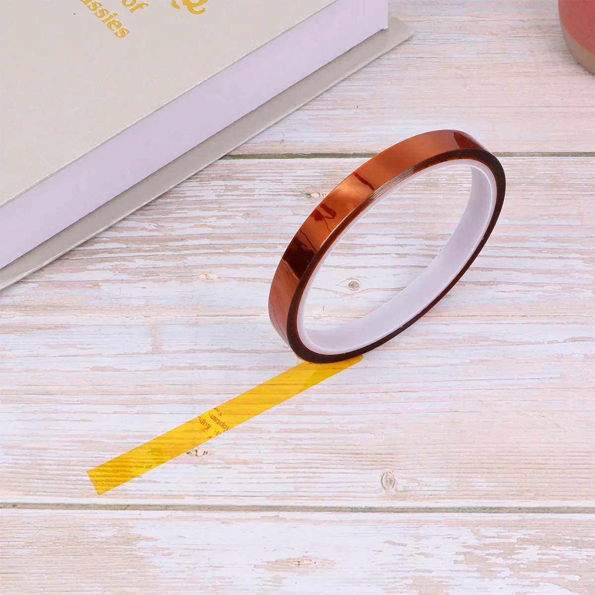 3 10Mm High Temperature Resistant Tape Polyimide Film Self Adhesive Electrical Thermal Insulation Heat Resistant Adhesive Tape