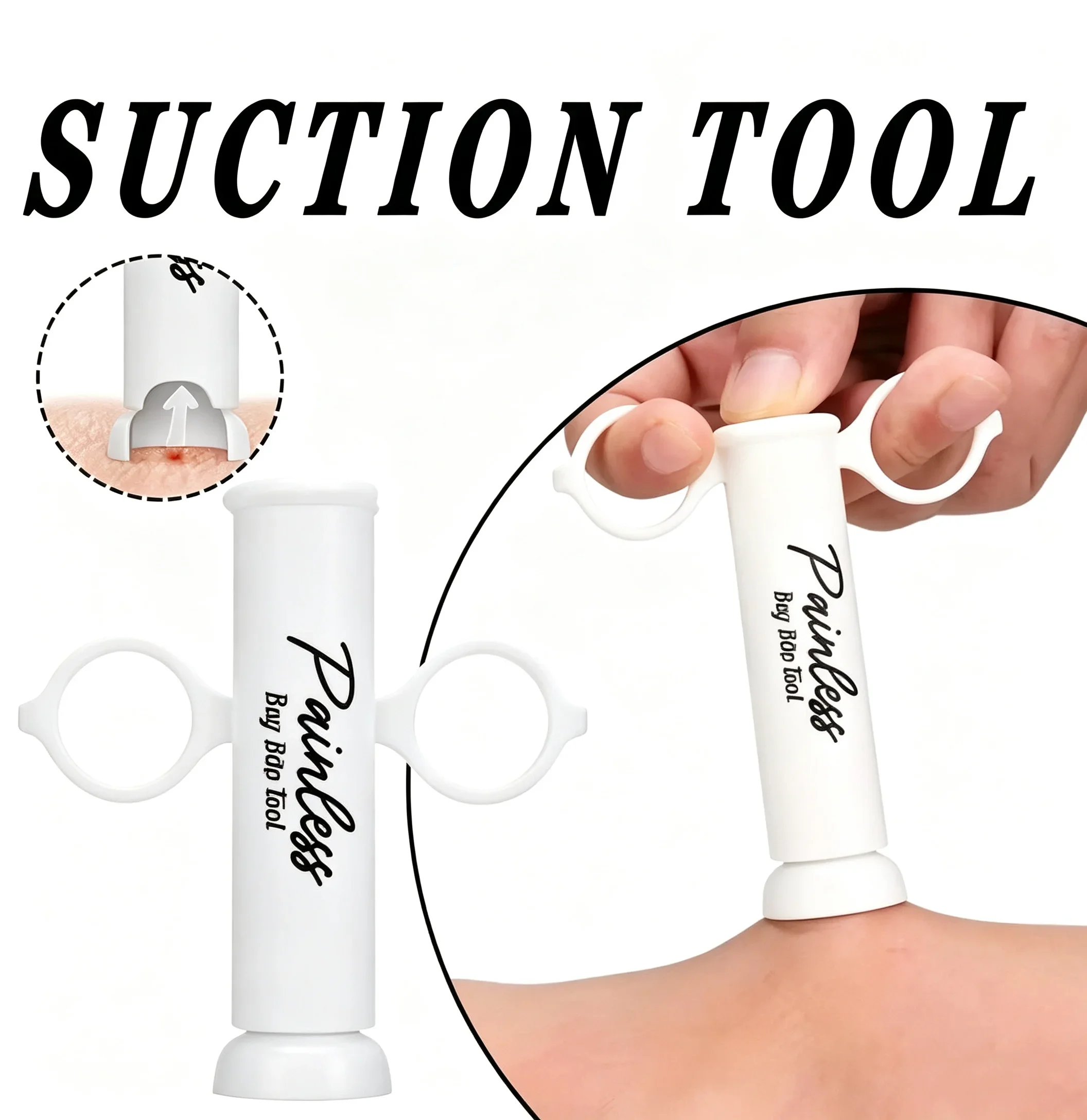 Vacuum Venom Extractor Suction Poison Remover Quick Relief for Bee Wasp Insect Bite Outdoor First Aid Safety Tool