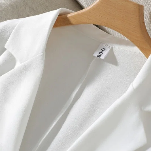 

Женские блейзеры высокого качества, толстый, с длинными рукавами, средней длины, приталенный на талии шарф, коллекция типов блоков, сезон Cinching