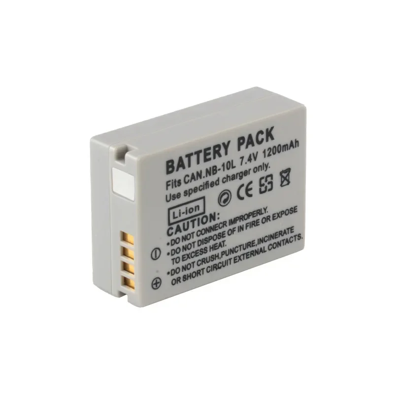 Camera Battery 1200mAh nb-10l NB 10L NB10L For Canon SX40 HS SX40HS SX50 HS SX50HS G1 X G15 G16 SX60 HS G3X Batteries