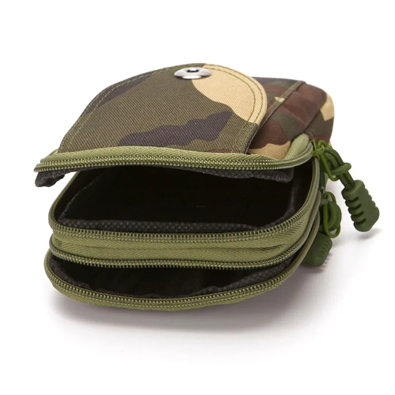 Phone Pouch Bag Camouflage Waist Bag Fanny Pack Phone Case Tool Pack For Outdoor Compact Bag 4 Styles