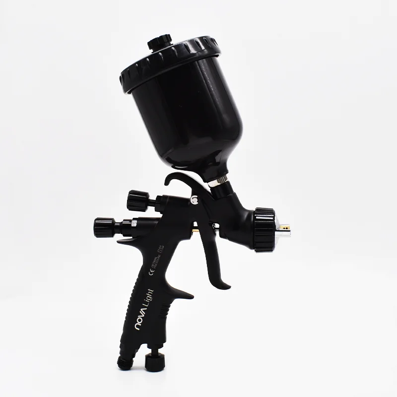 Auarita Pistol Semprot Baru Mini AUARITA NOVA Lampu LVMP Pistol Semprot Lukisan Otomotif 1.0Mm Pistol Semprot Profesional dengan Atasan 250CC