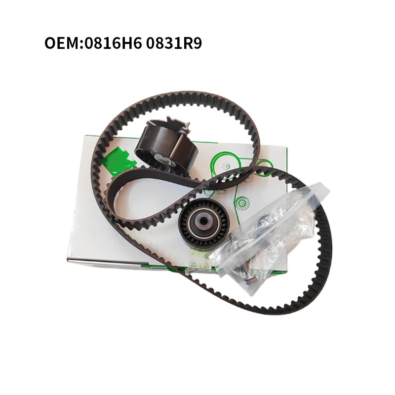 

0816H6 0831R9 0829F6 TIMING BELT component For Peugeot 206 207 308 307 408 301 2008 Citroen C2 C3 C4 Elysee Picasso 1.6L