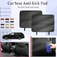 Car Rear Seat Back Covers For Kia Ceed Sportswagon CD Hatch 2018-2026 Leather Mat Storage Bag Kid Protector Pad Auto Accessories