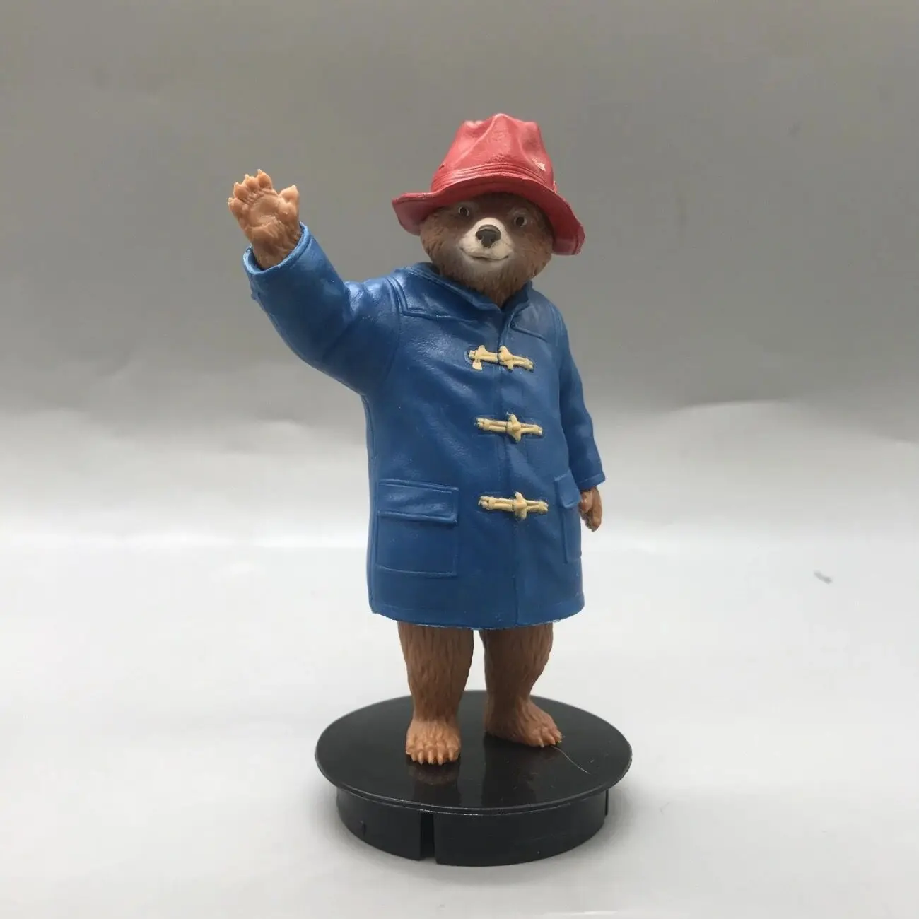 Em estoque quente paddington em peru postura sentada paddington anime figura bonito paddington urso boneca figura de ação brinquedos personalizados gif