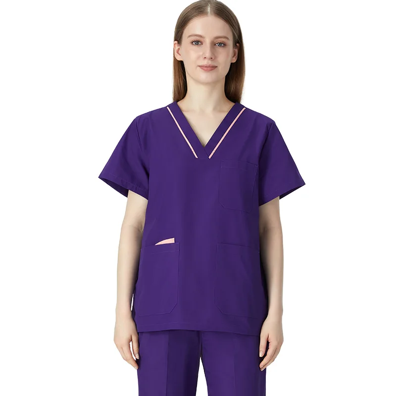 Vêtements Médicaux Exclusifs pour Femme, Vêtements Dentaires et Pédiatriques, Vêtements de Travail pour Chirurgiens Sanitaires, Uniforme de Médecin Respirant, 201