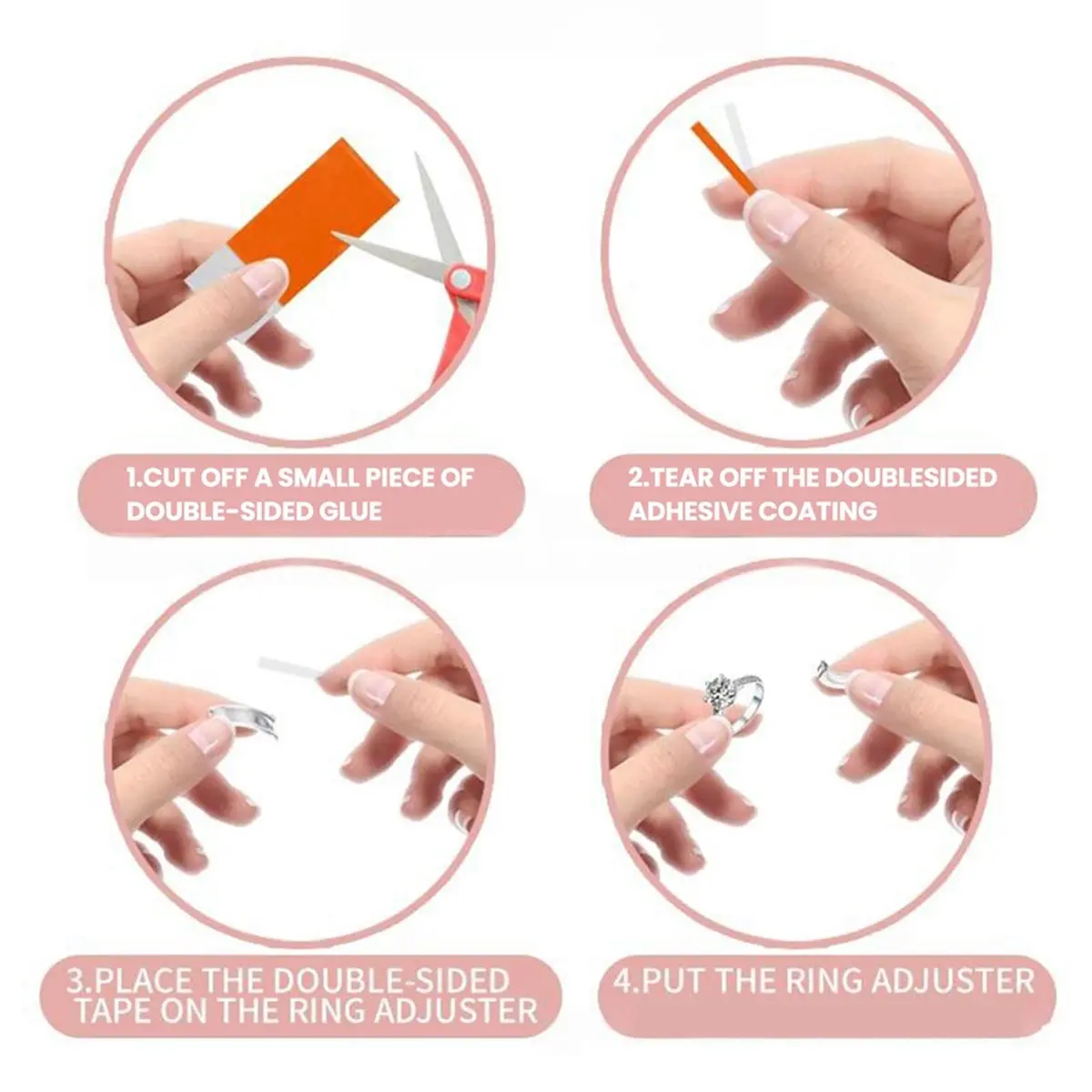 update. Size Adjuster for Loose Rings, Fits Ring Width, Adjustment Solution for Men and Women.