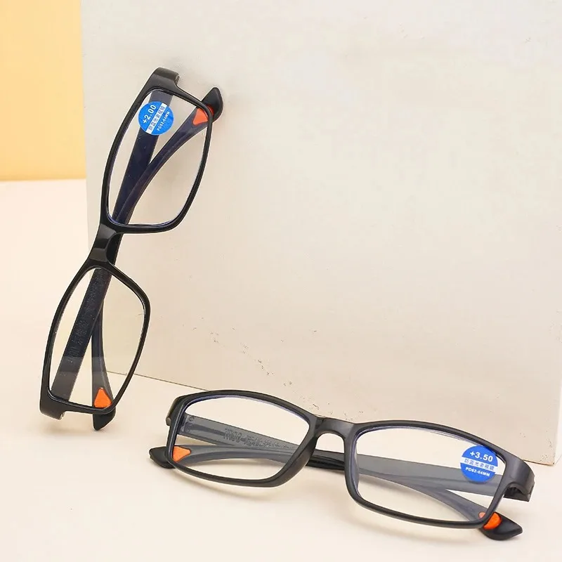 10PCS Männer Lesebrille für Männer Frauen Unisex Ultraleichte Presbyopie Brille Optische Linsen +1,0 ~ + 4,0 – Detail 4