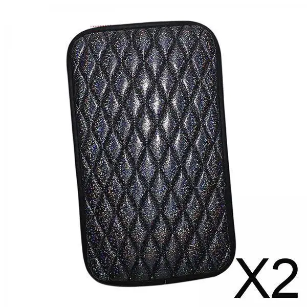 

Car Armrest Box Pads Stylish Glitter Decorative Center Console Protector Breathable Cloth for SUV Truck Automobile Accessories