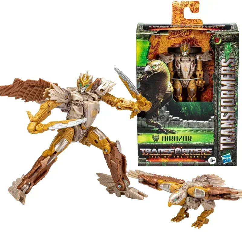 

In Stock Transforming Toys Movie 7 Rise of The Beasts Deluxe Airazor Action Figure Model Toy Collection Hobby Gift