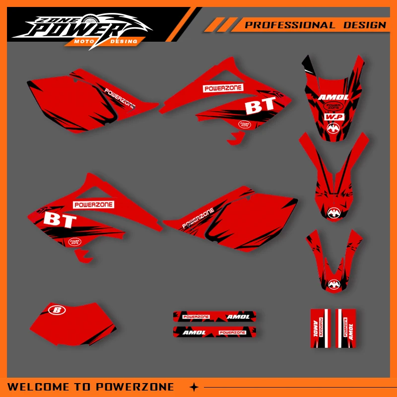 

Графика Powerzone для Beta RR50 2010 2009 2008 2007 2006 RR 50cc наклейки наклейки мотоцикл фон на заказ 01