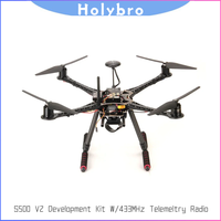 Holybro 2025 New S500 V2 ARF Kit: Advanced Drone Development with Pixhawk 6C Flight Controller & 915/433MHz SiK Telemetry