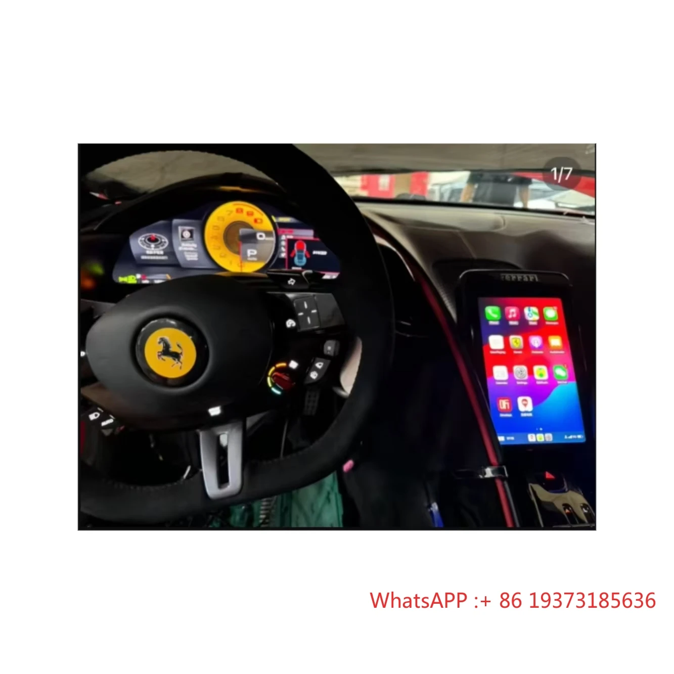 

- Видеоинтерфейс Mirror Link Android Music CarPlay для Ferrari Roma 2020