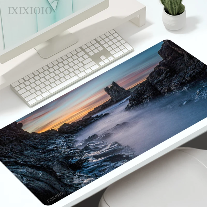 Mouse Pad Gamer Hd Eye Protection Forest XL Custom Computer Mousepad XXL Mouse Mat Natural Rubber Office Non-Slip Mice Pad