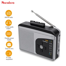 Ezcap234 oryginalna taśma odtwarzacz kasetowy na MP3 konwerter z głośnikiem AM/FM Radio magnetofon kasetowy na karty TF karta przechwytująca Audio