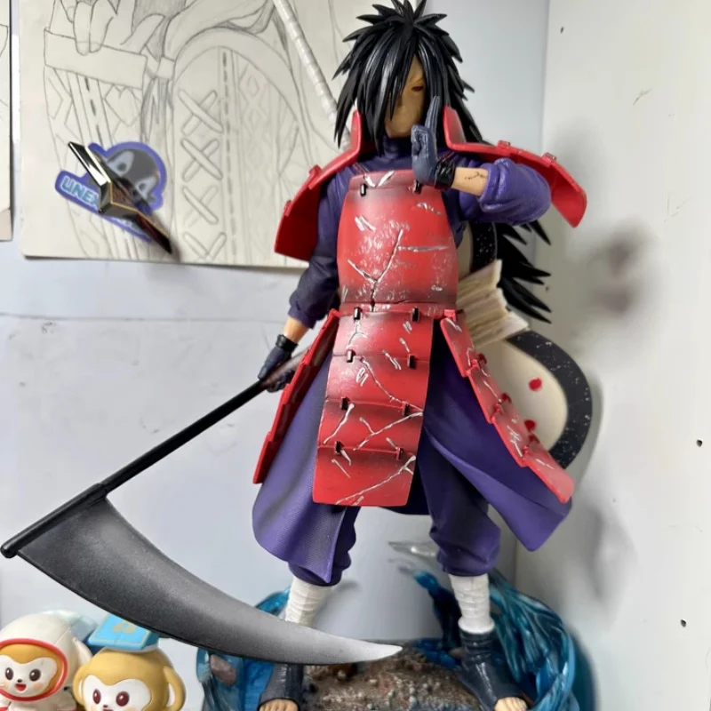 

Naruto Anime Game Uchiha Sovereigns Reborn Spotted Handmade Anime Periphery Pvc Model Desktop Ornament Xiao Organization Gift