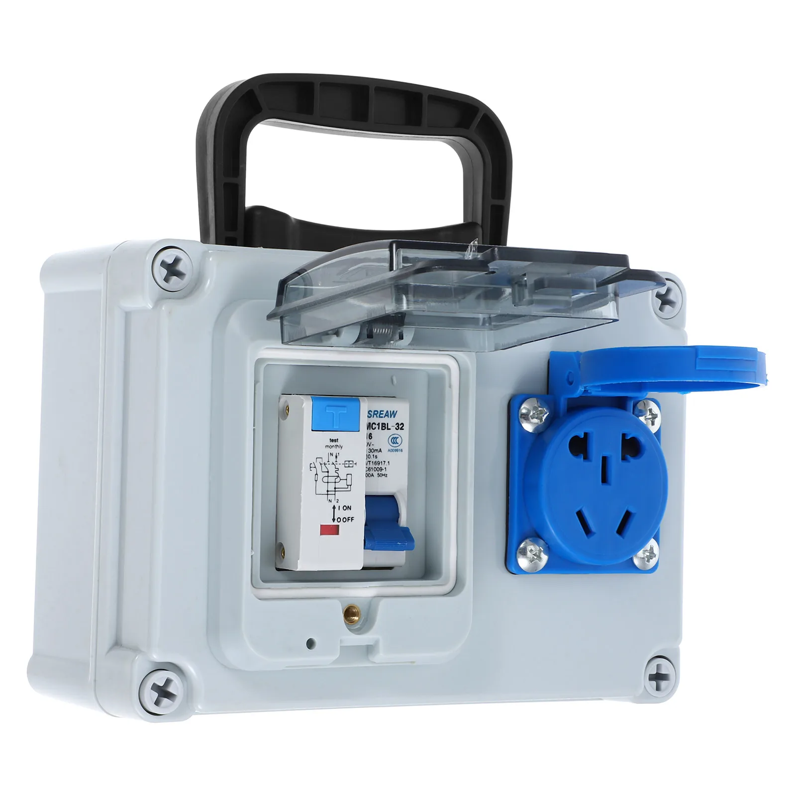 

IP65 Outdoor Waterproof Switch Socket Box Durable Weatherproof Electrical Outlet Patio Safety Protection