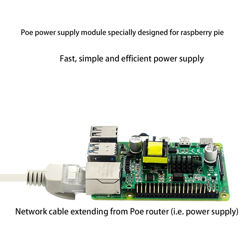 ヒートシンク付きイーサネットハット,raspberry pi poe,5v 2a,raspberry pi 4 b,1b