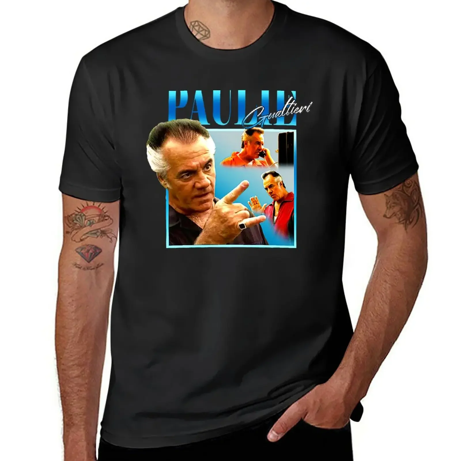 Paulie-Gualtieri-Homage T-Shirt anime clothes funnys vintage t shirt men