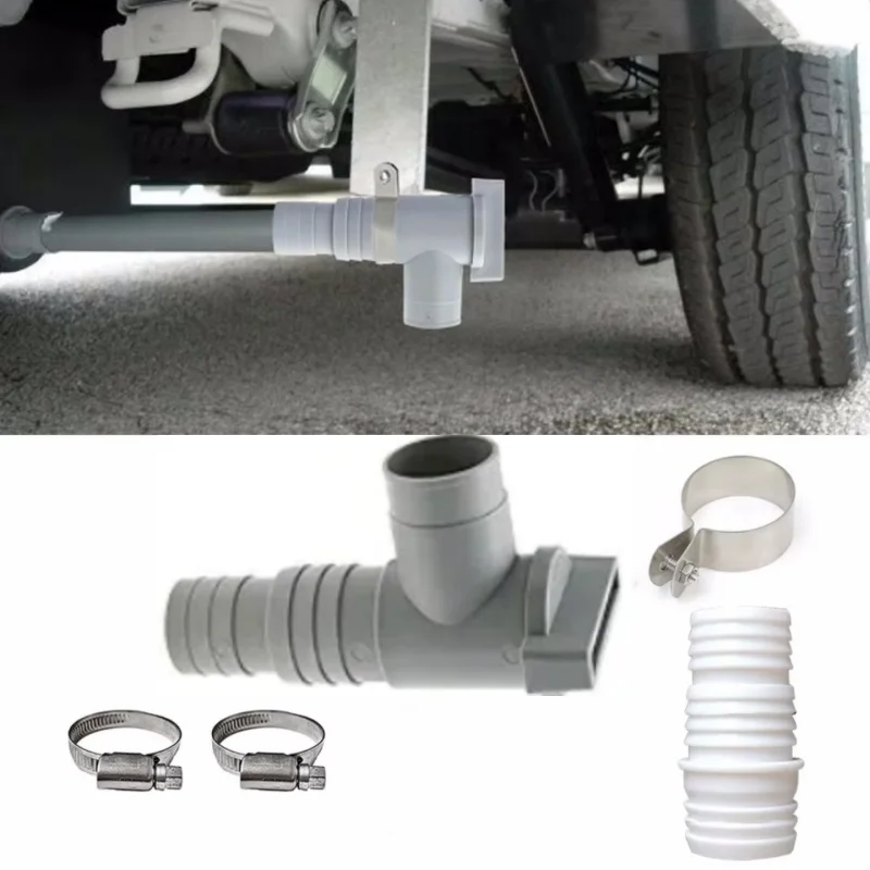 

Дренажный сливной кран для дома на колесах, серый резервуар для воды, UK28 мм и GER 32 мм, в комплект входит монтажный кронштейн, запасные части для каравана