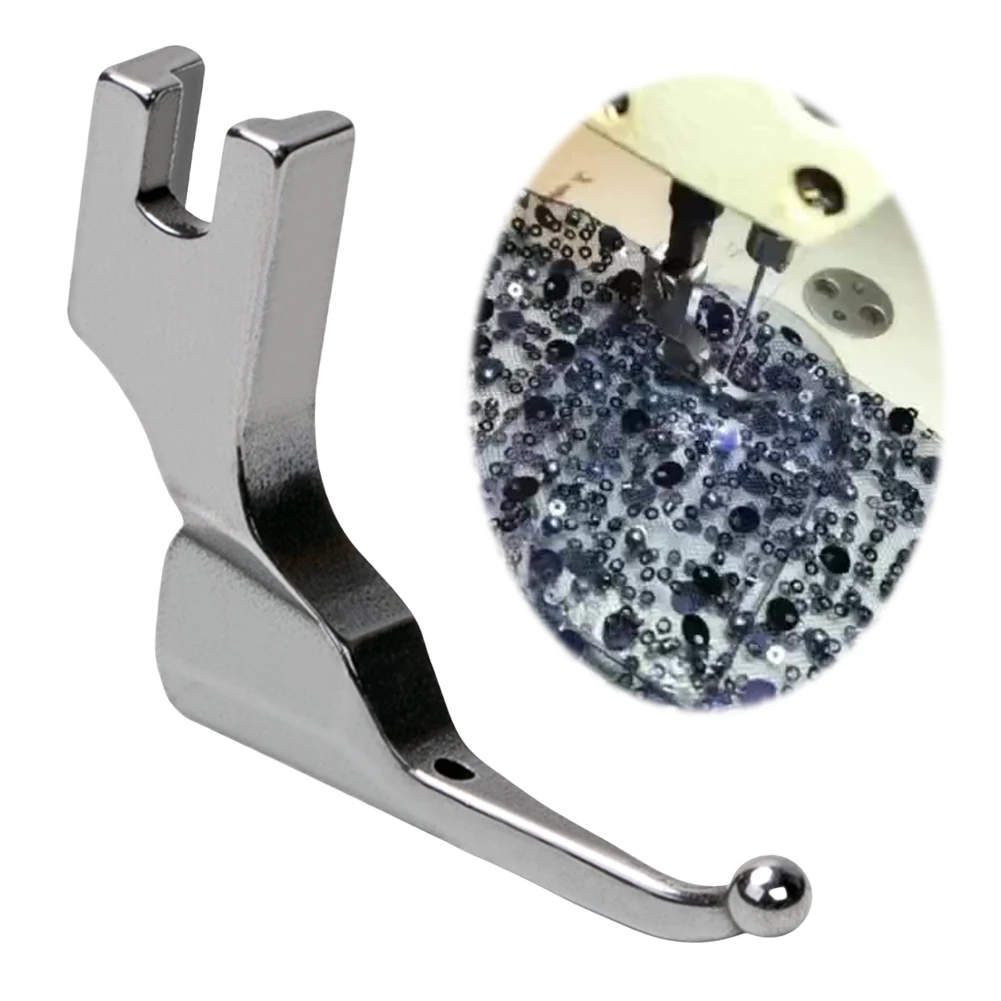 

P369 Wedding Dress Fashion Fabric Fixed Presser Foot Embroidery Foot Stainless Steel Presser Foot Sewing Machine Accessories