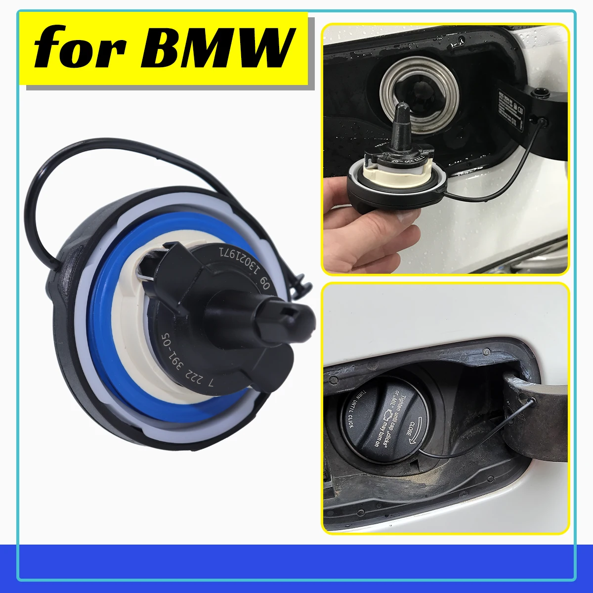 

Fuel Tank Filler Cap Petrol Models Plug Cover for BMW E84 F48 F39 E83 E70 E71 E89 Mil/Engine Light Gas Evap Leak Leakage Parts