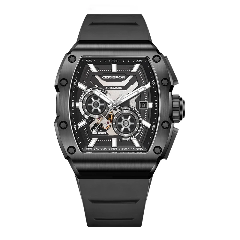 2026 Luxe automatische horloges Heren mechanisch horloge Armbandaccessoires Richard Style Waterdicht roestvrijstalen klok Relogio