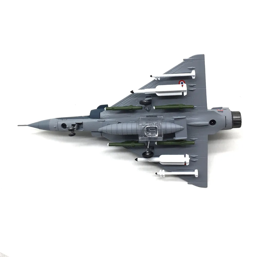 Military French Mirage 2000 Fighter 1/100 Scale Model With Stand Alloy Plane Collection For Man