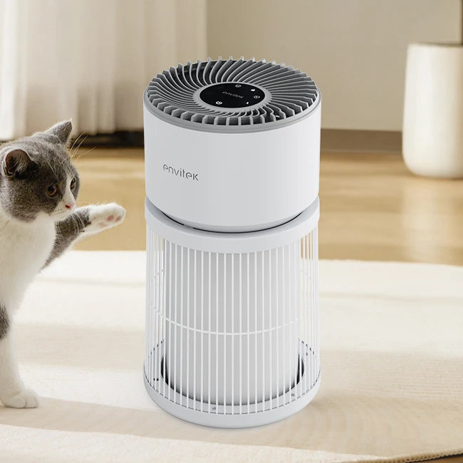 New Design Pet Air Purifier Air  Quality Indicator With Fancy Led Light  Removal Pet Hair