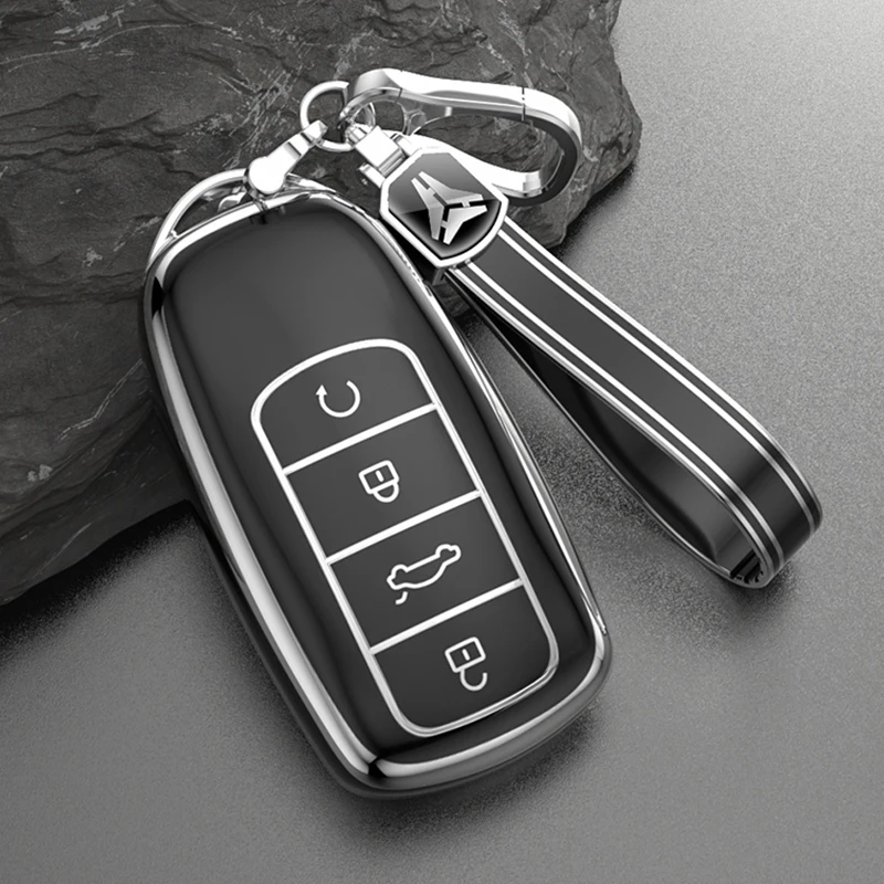 For Chery Tiggo 8 Pro Tiggo 8plus New 5 Plus 7pro Omoda 5 Key Case Cover Car Key Protector Shell Fob Protector Accessories