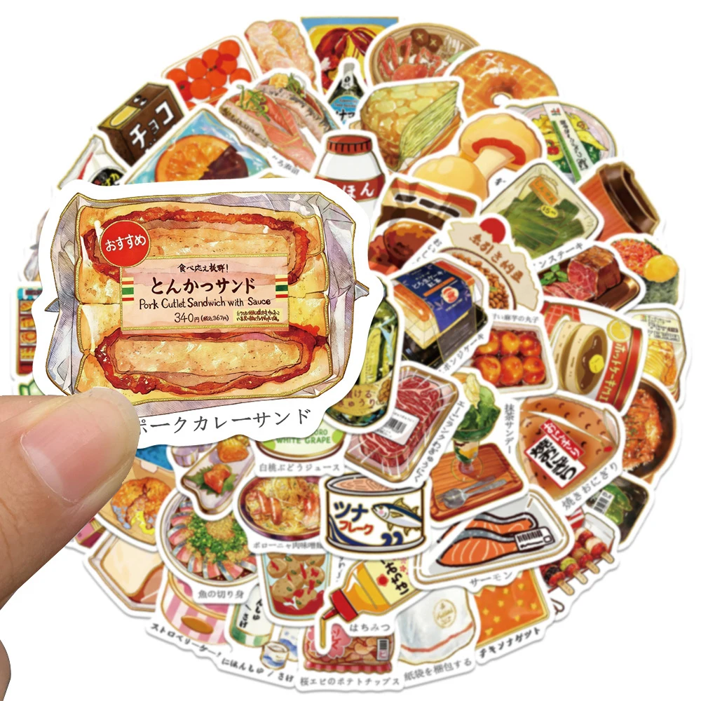 10/30/56 unidades de pegatinas - Food In Japanese Snacks reseña y precio